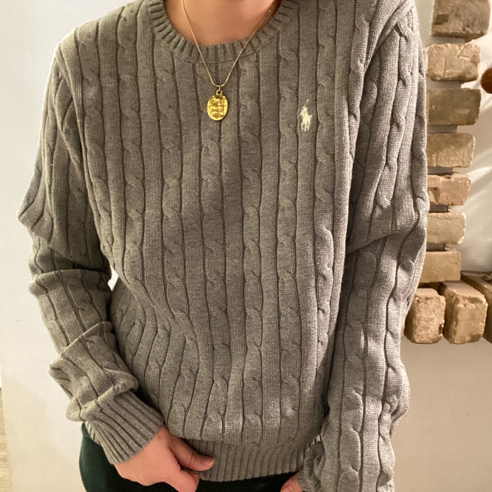 *New with Tag* Polo by Ralph Lauren grey sweater❤️‍🔥